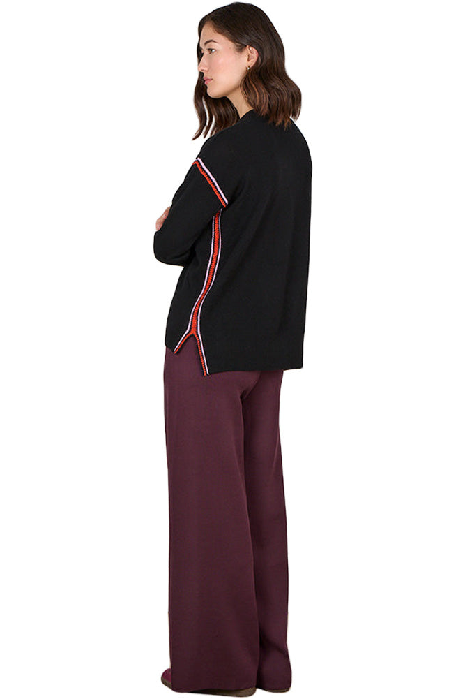 Cocoa Cashmere Dani Cashmere Crewneck in Black