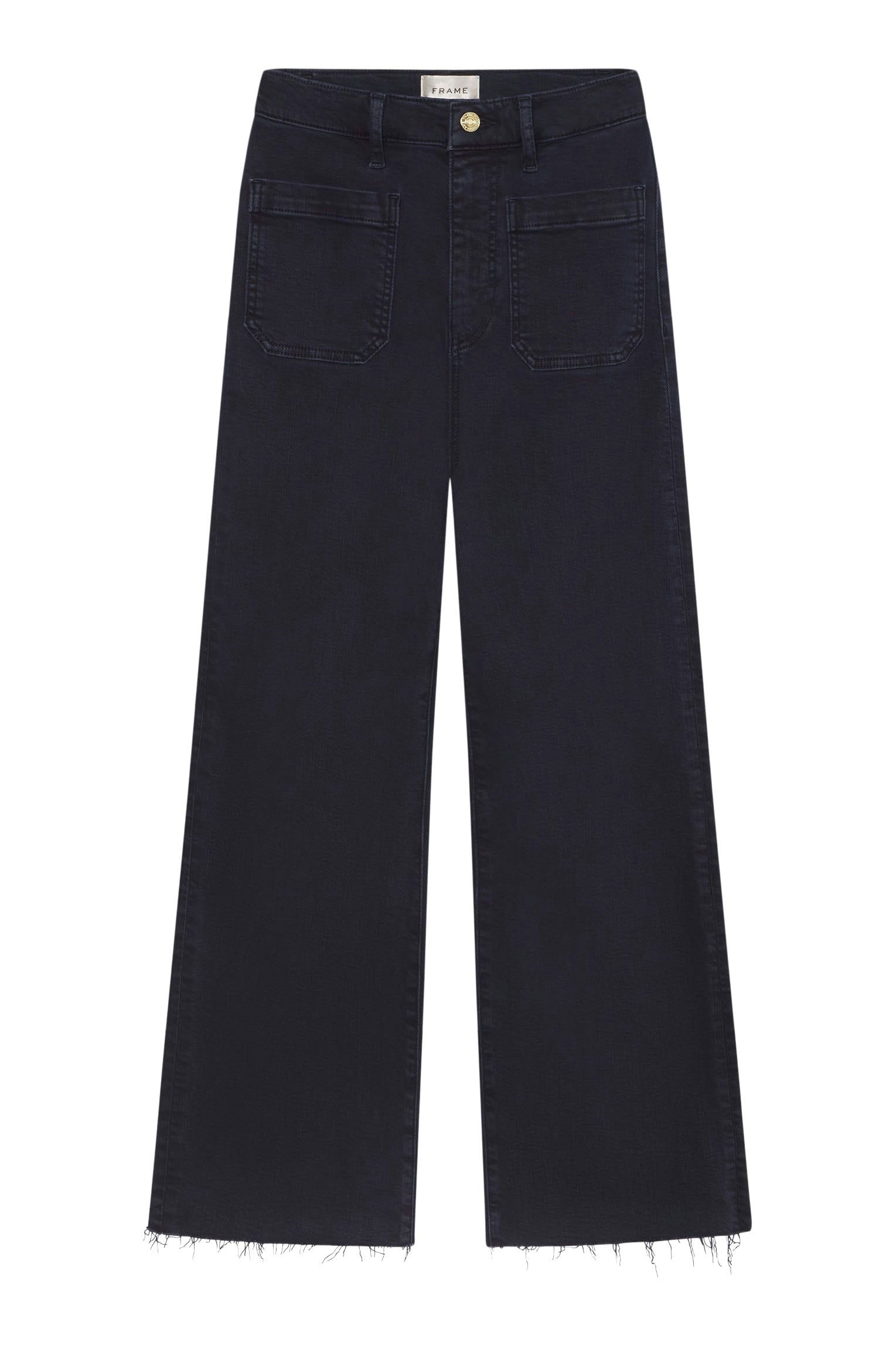 Frame Denim Anchor Pant in Navy Raw Fray