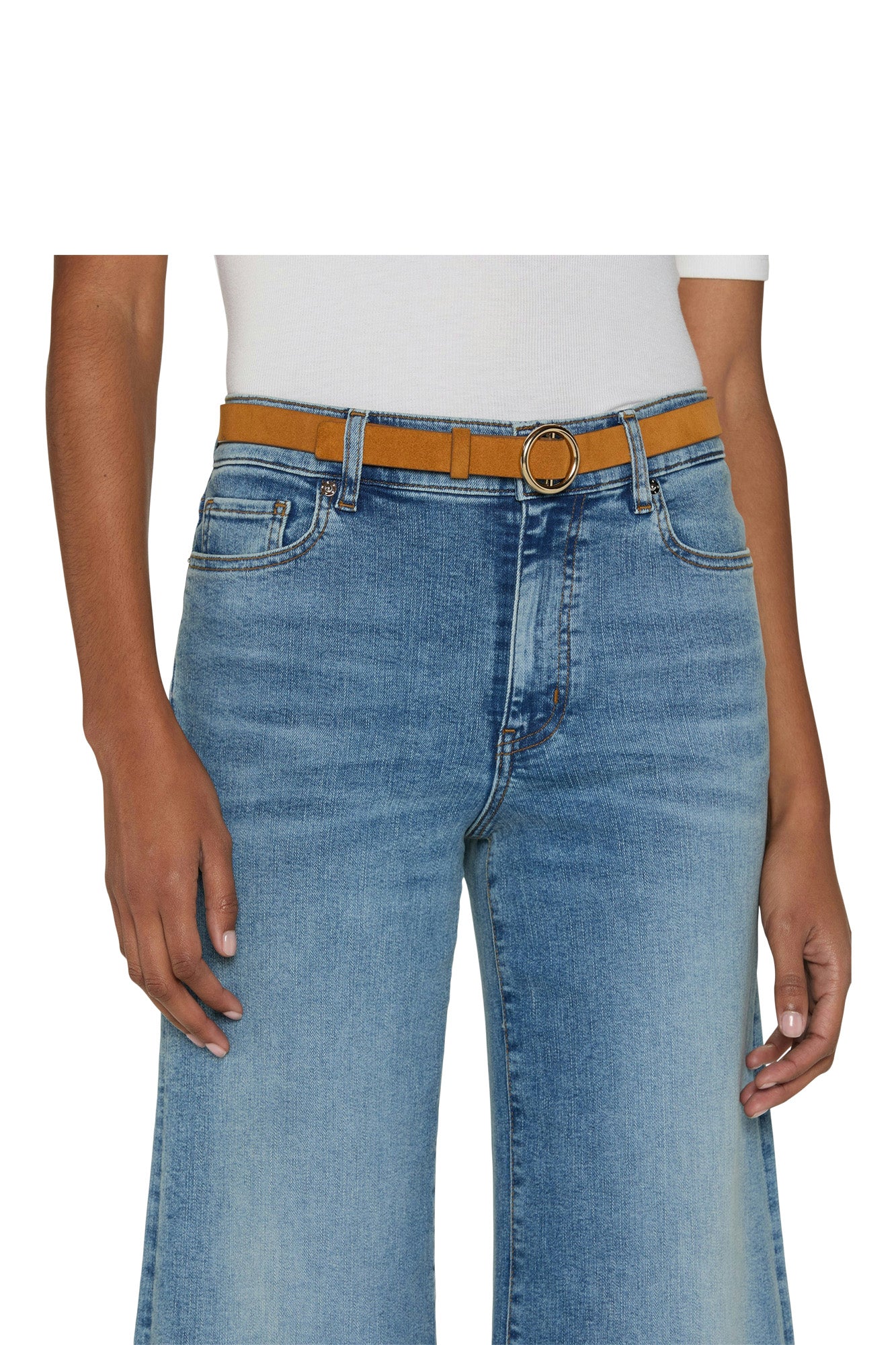 Frame Denim Le Palazzo Crop 
in Crave Raw After