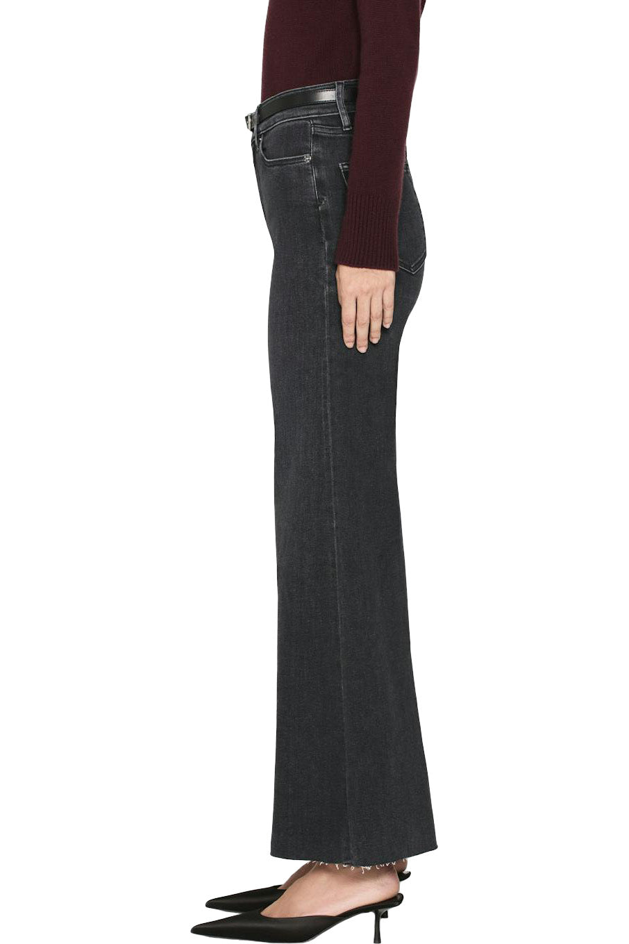 Frame Denim Le Palazzo Crop
 in Radio Raw After