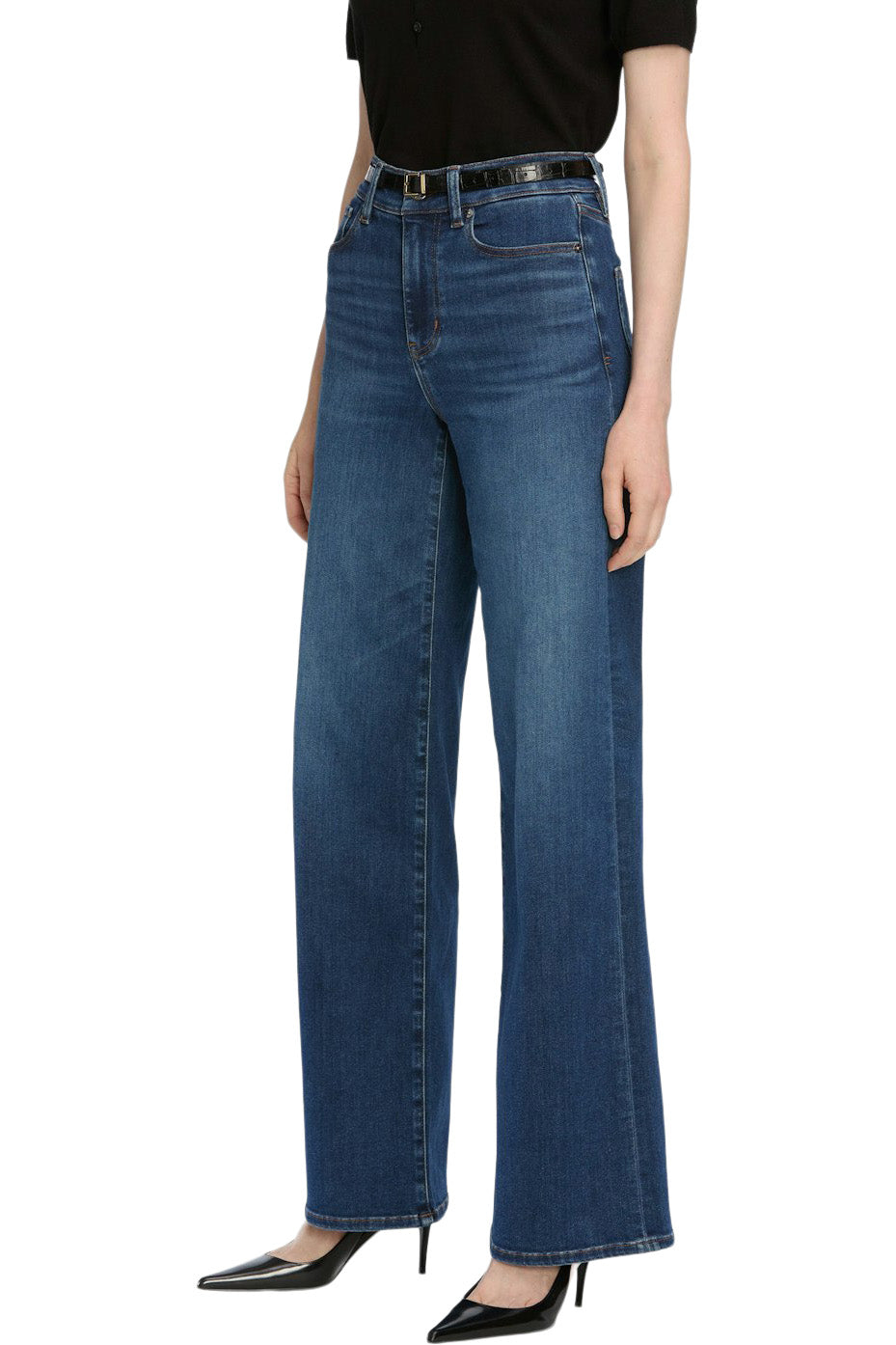 Frame Denim Le Slim Palazzo in Celebrity
