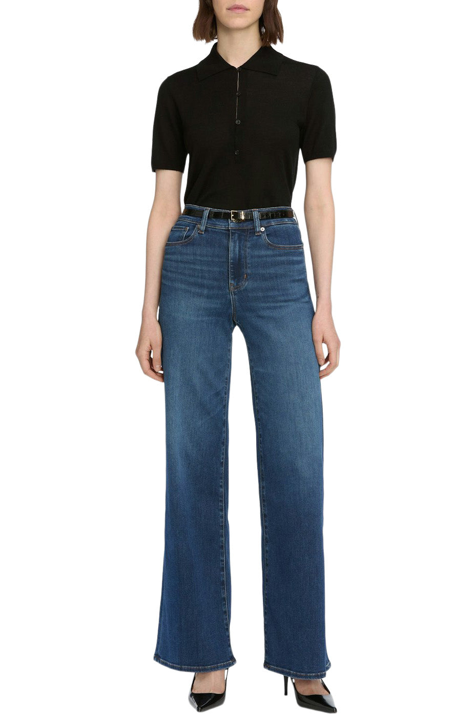 Frame Denim Le Slim Palazzo in Celebrity