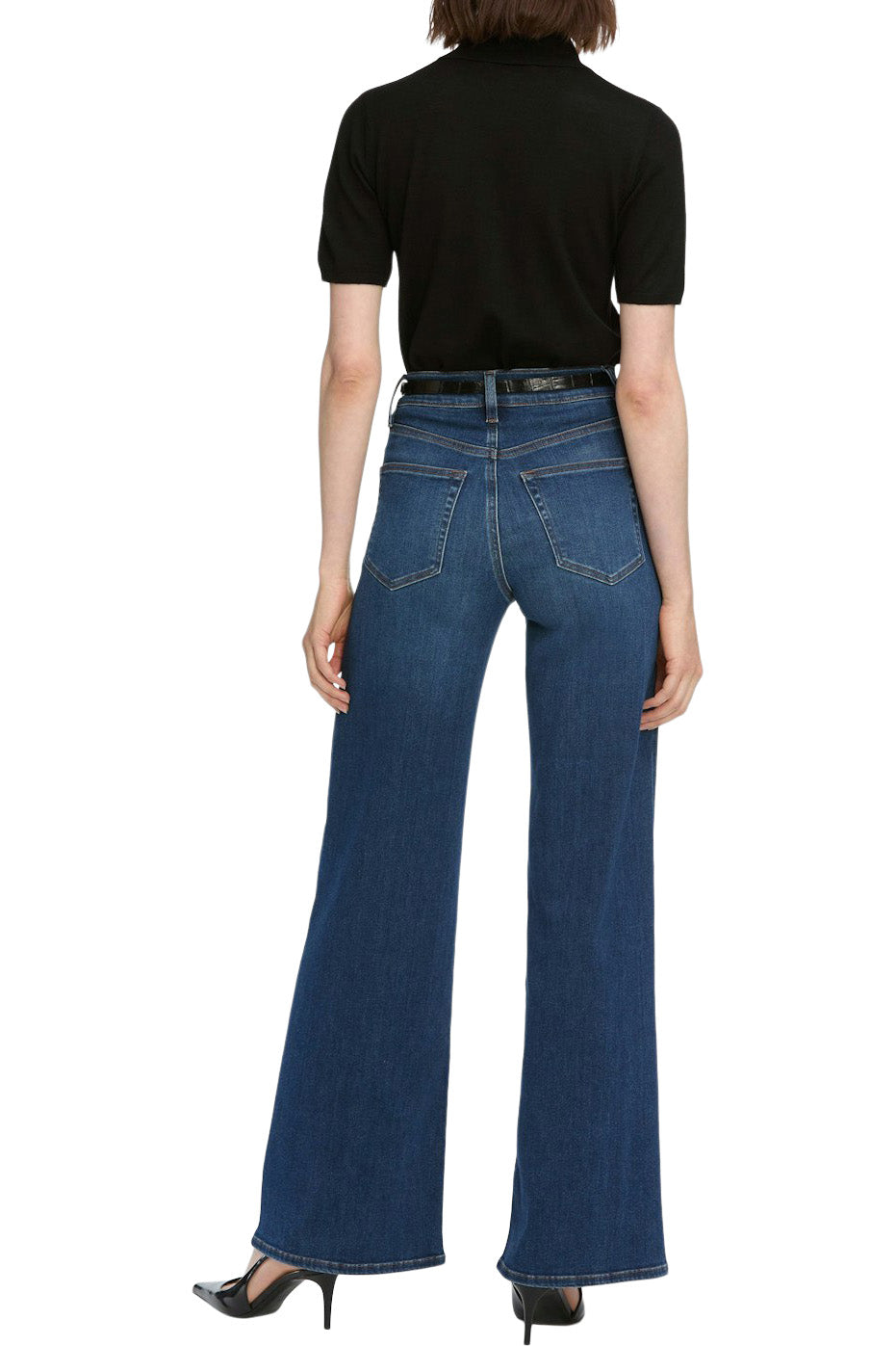 Frame Denim Le Slim Palazzo in Celebrity