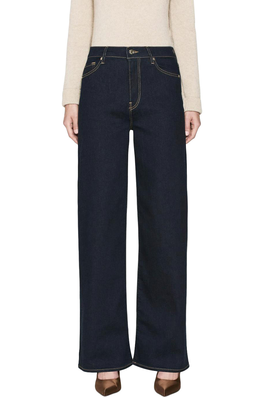 Frame Denim Le Slim Palazzo in Stargirl