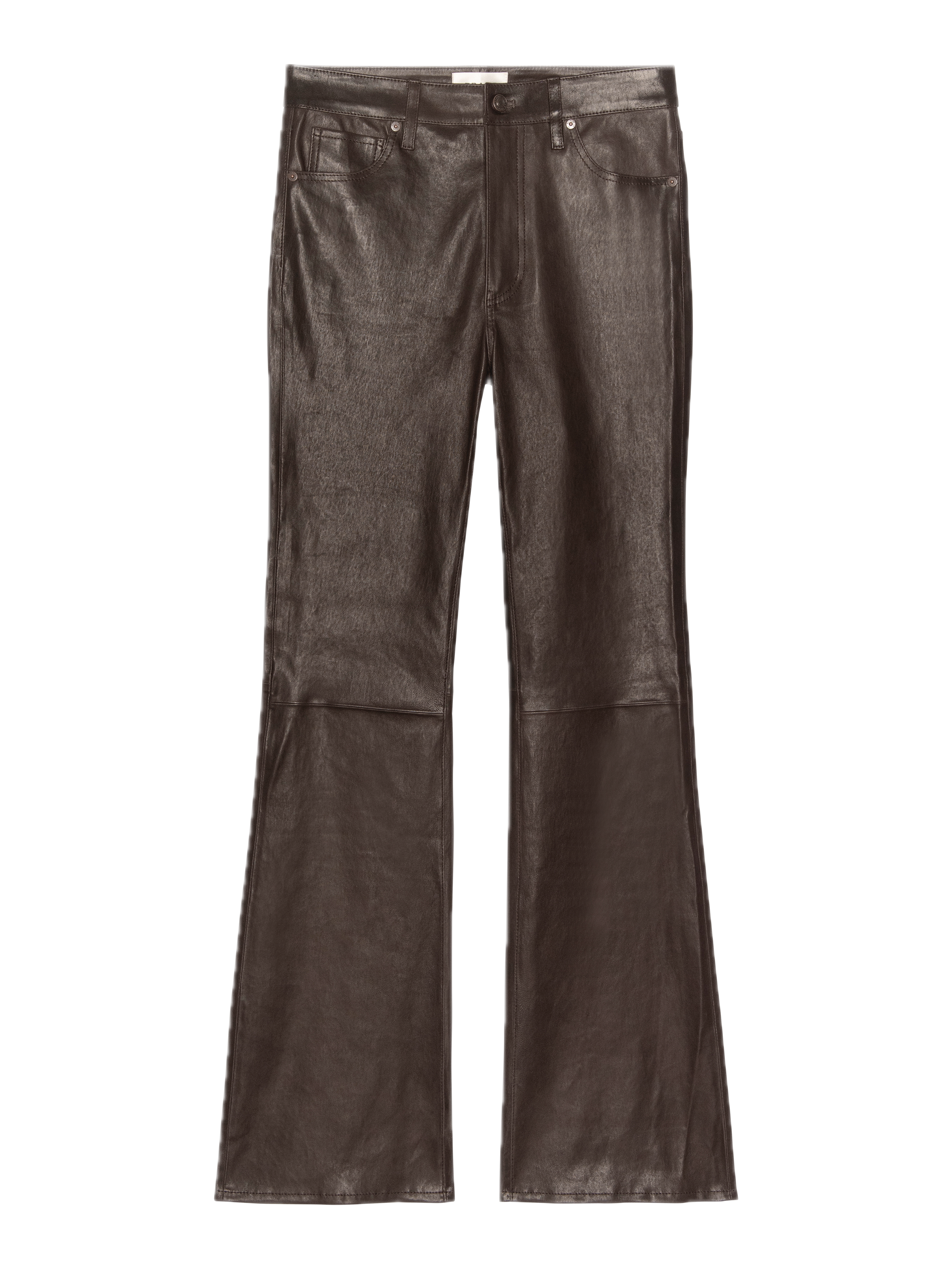 Frame Denim Leather Reboot in Carob