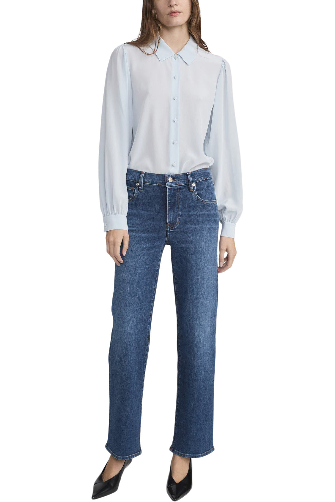 Frame Denim Mellow Jeans in Solace