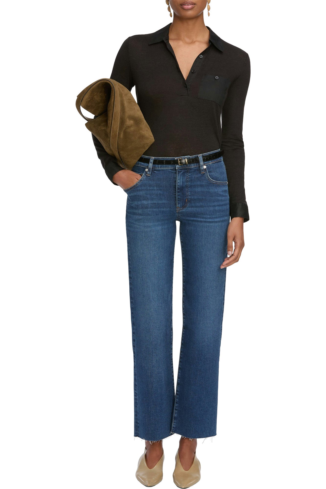 Frame Denim Mellow in Elixir Raw After