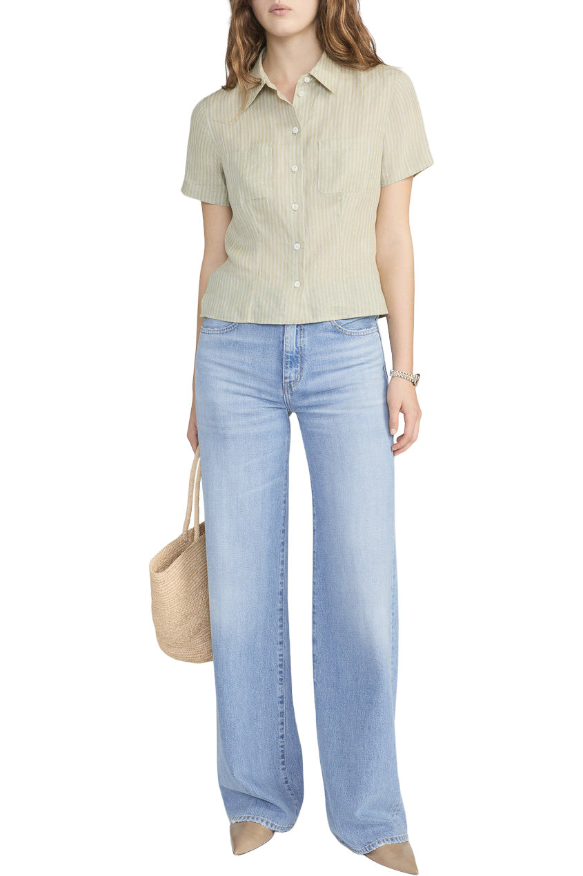 Frame Denim Off Duty Stroll in Frey