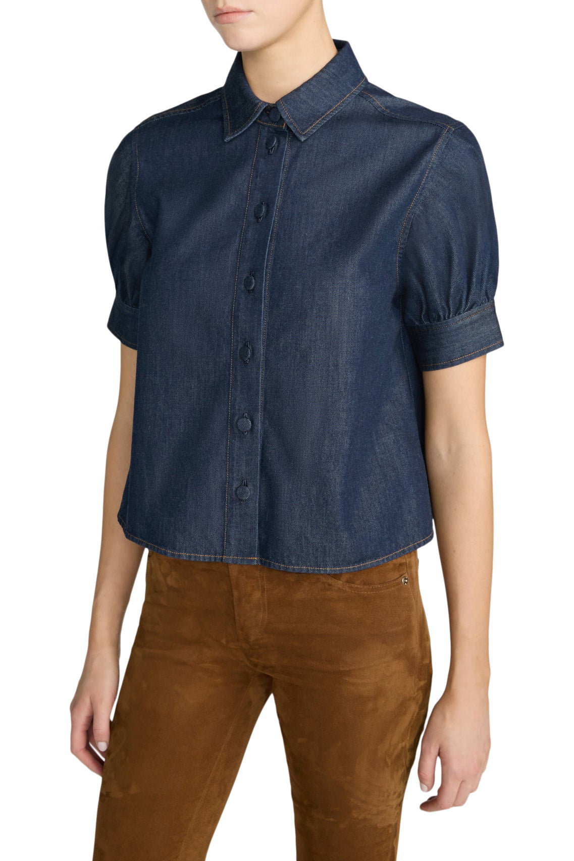 Frame Denim The Poise Top in Rinse