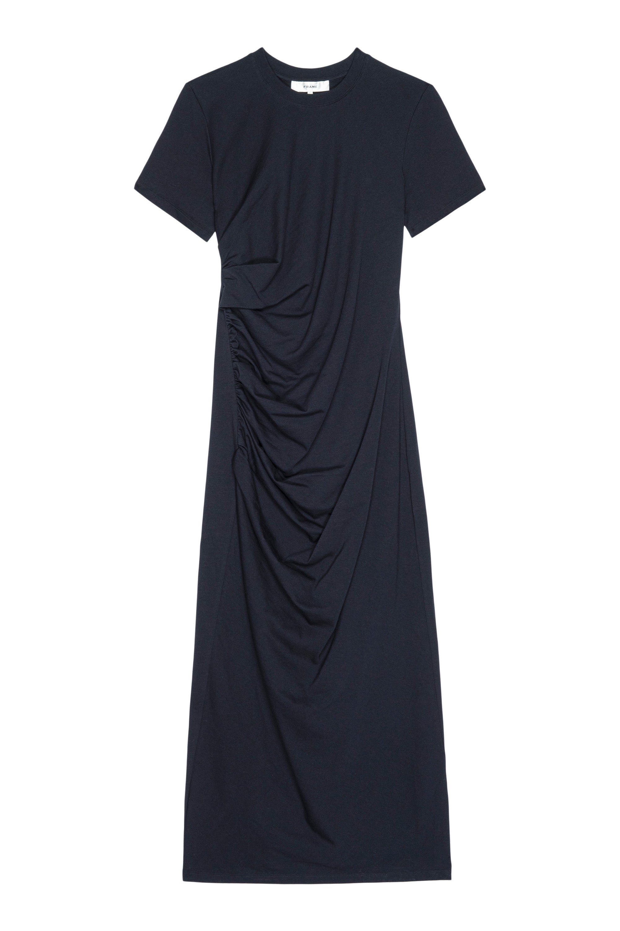 Frame Denim Twist Dress in Navy
