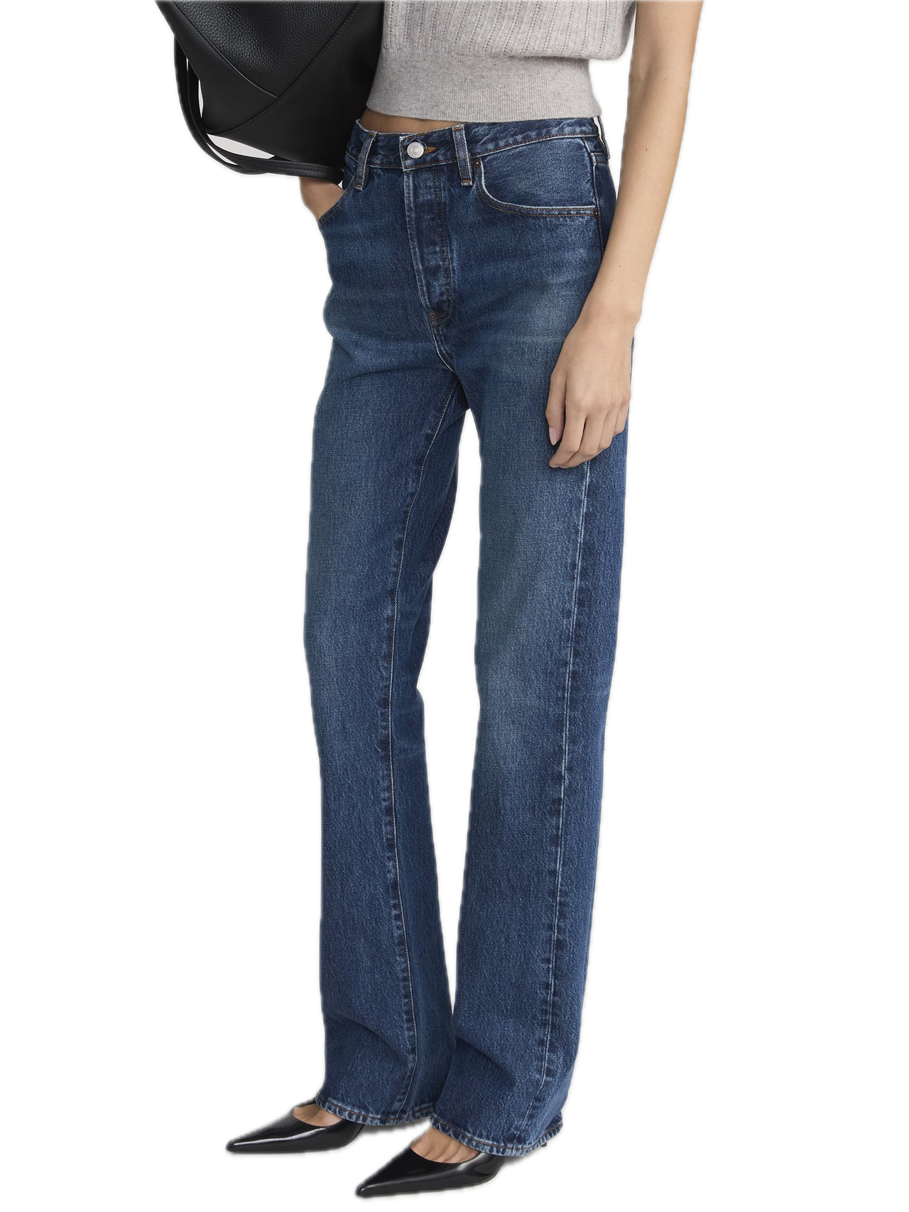 Frame Denim Vertical Denim in Logic