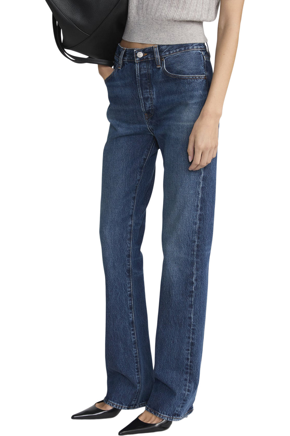 Frame Denim Vertical Denim in Logic