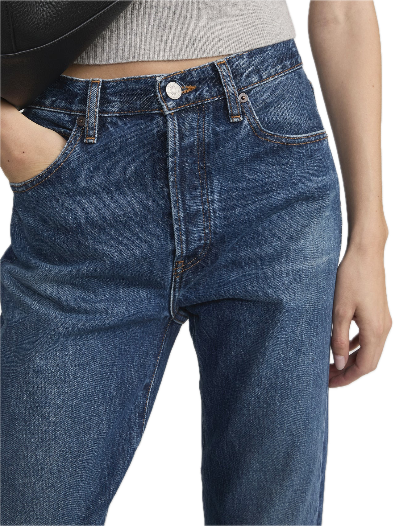 Frame Denim Vertical Denim in Logic