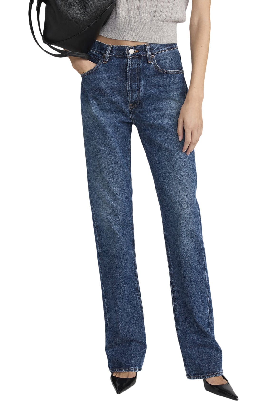 Frame Denim Vertical Denim in Logic