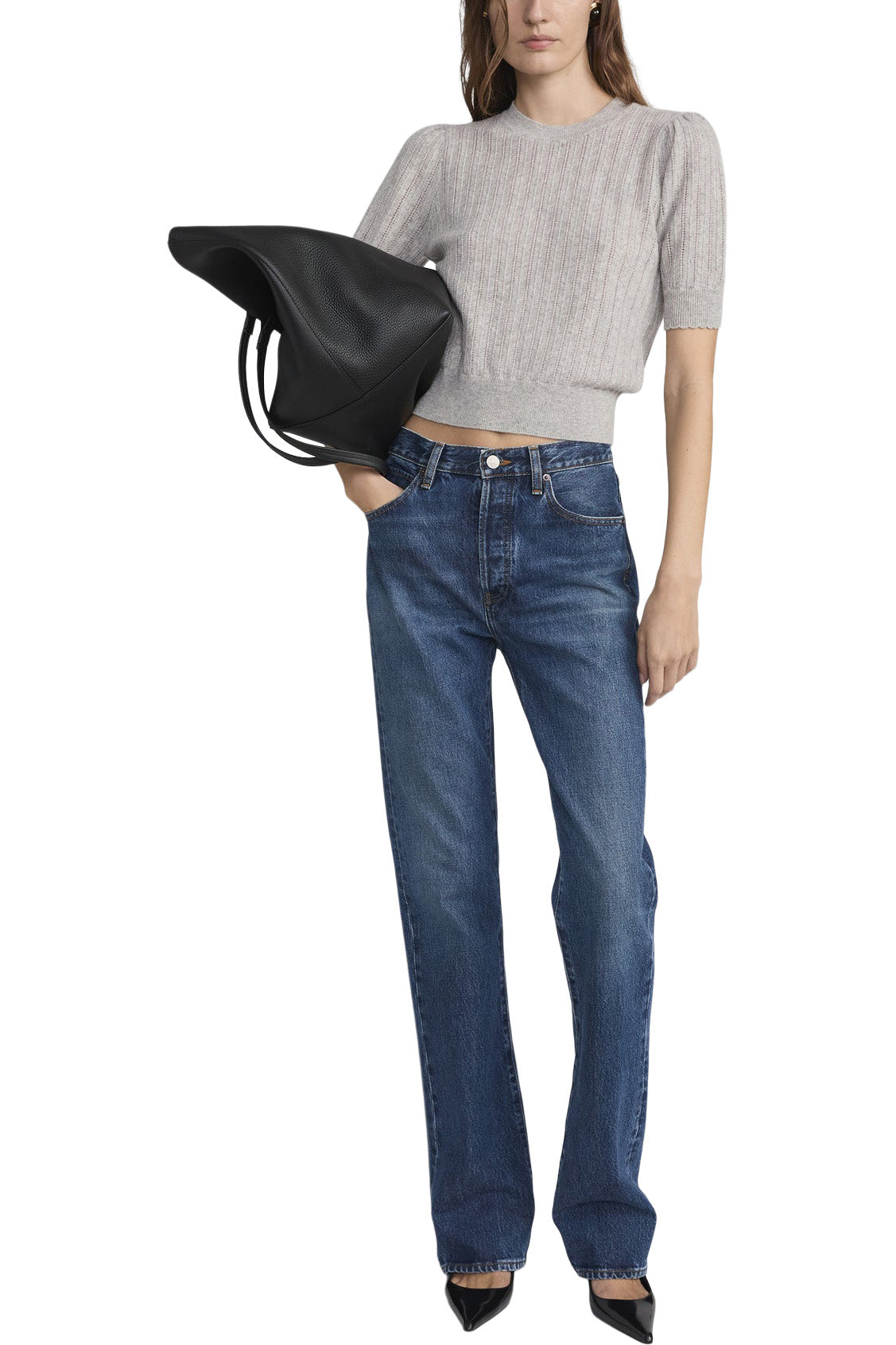 Frame Denim Vertical Denim in Logic