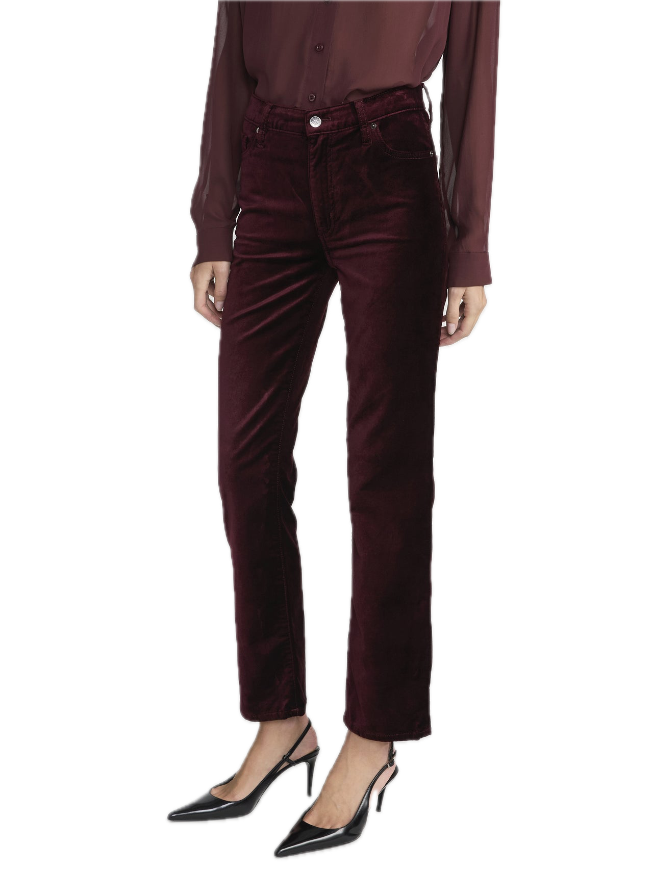 Frame Denim Velvet Le Sleek Straight