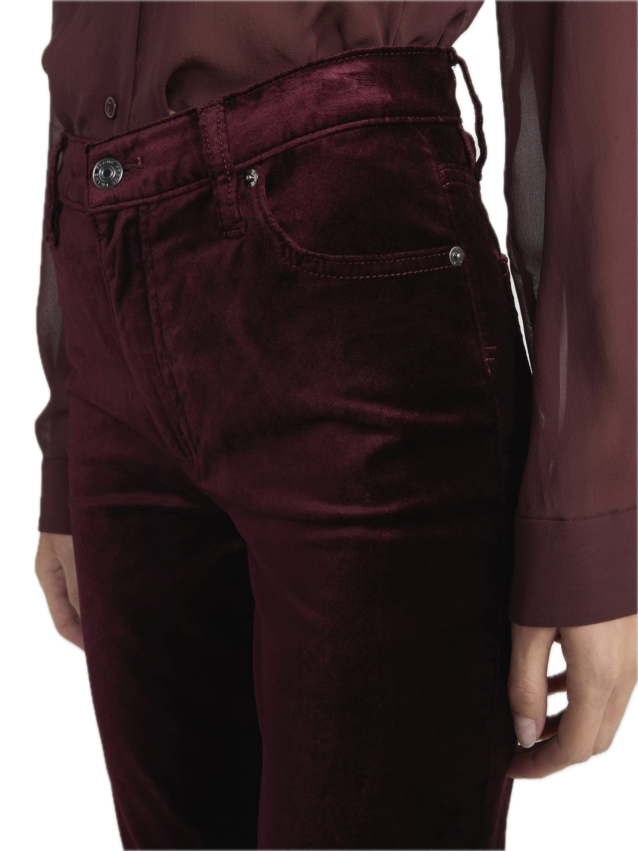 Frame Denim Velvet Le Sleek Straight