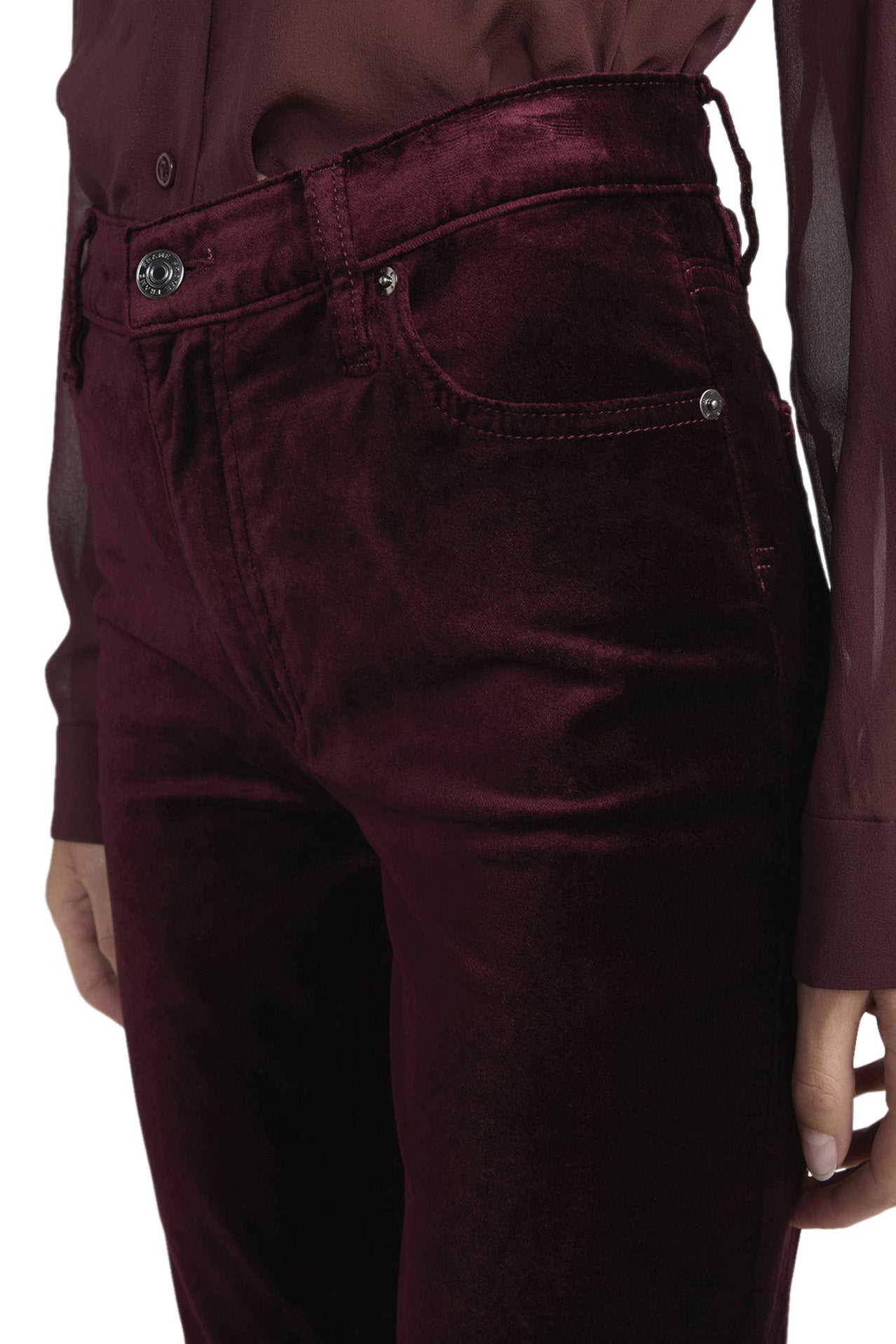 Frame Denim Velvet Le Sleek Straight