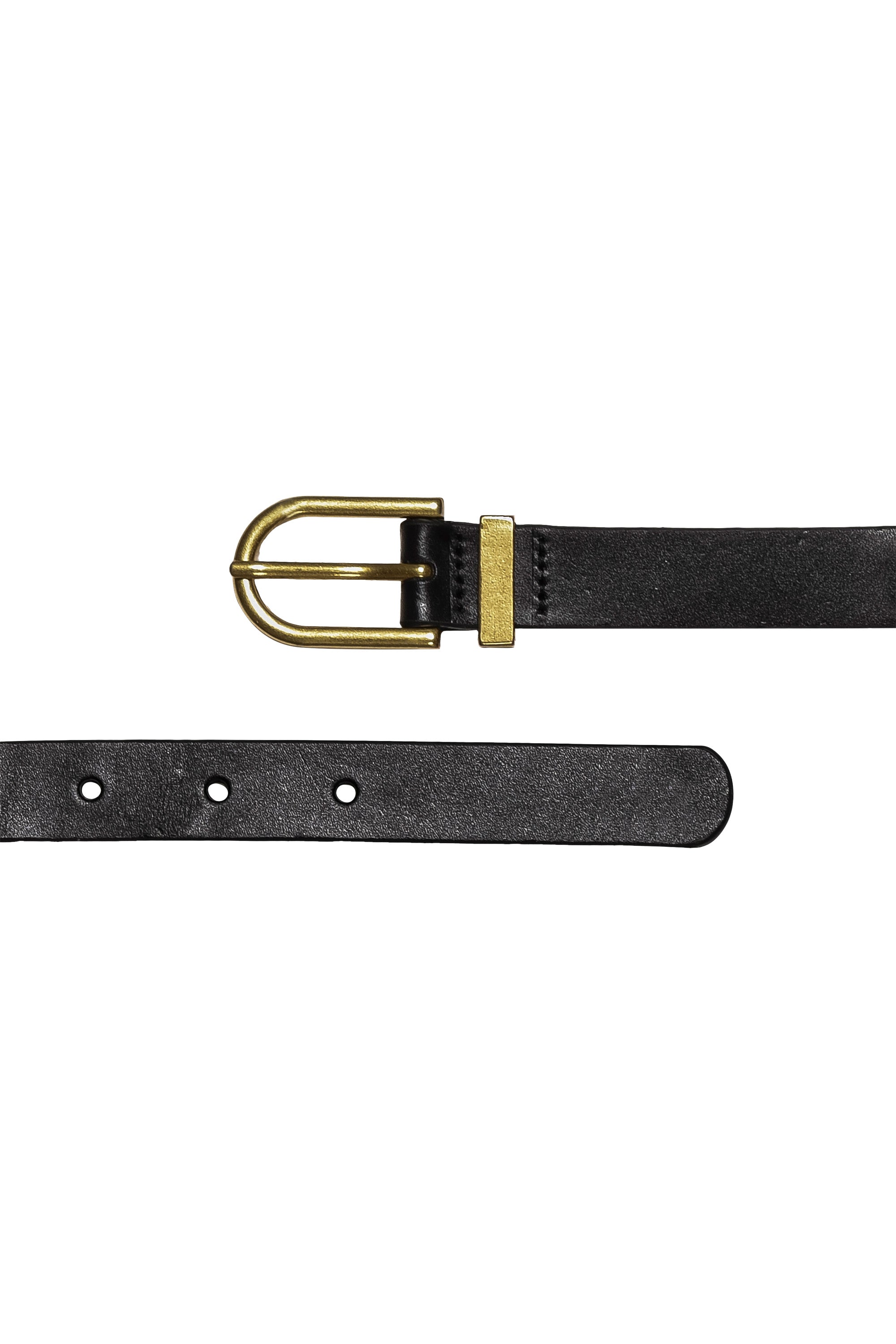 Frame Denim Art Deco Chain Belt in Black