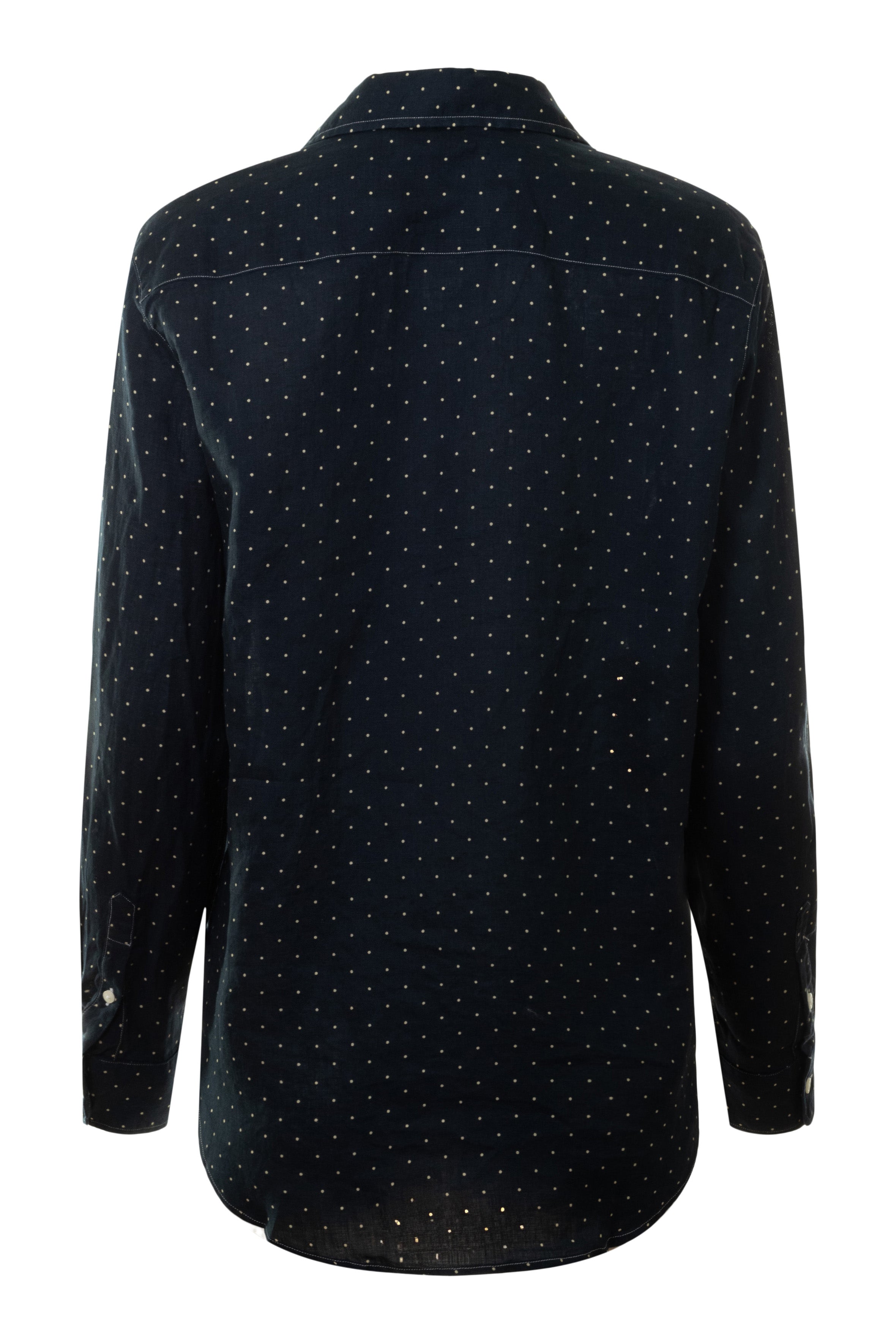Frank & Eileen Eileen Relaxed Button Up in Navy Dots