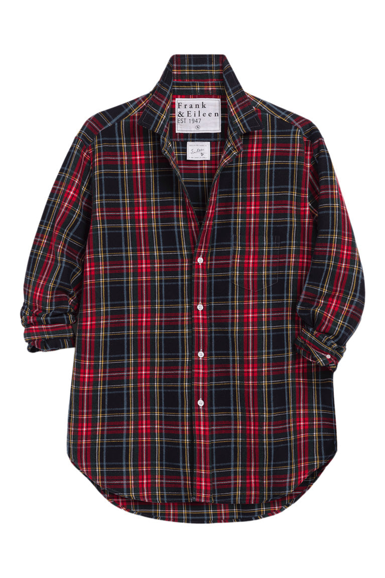 Frank & Eileen Eileen Relaxed Button Down in Red Multi Plaid