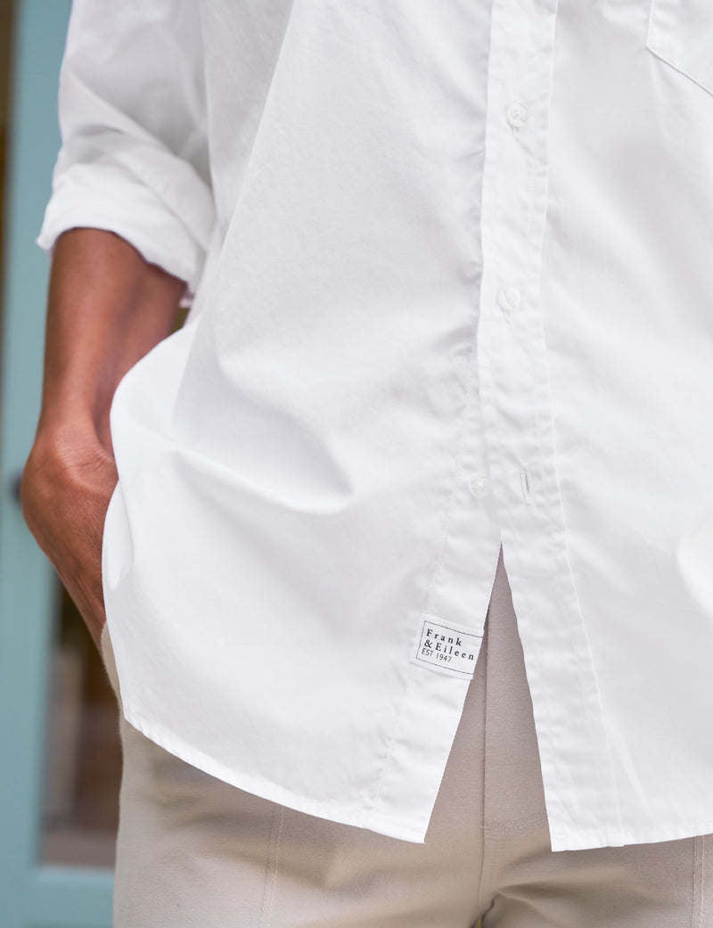 Frank & Eileen Eileen Relaxed Button Up Shirt in White