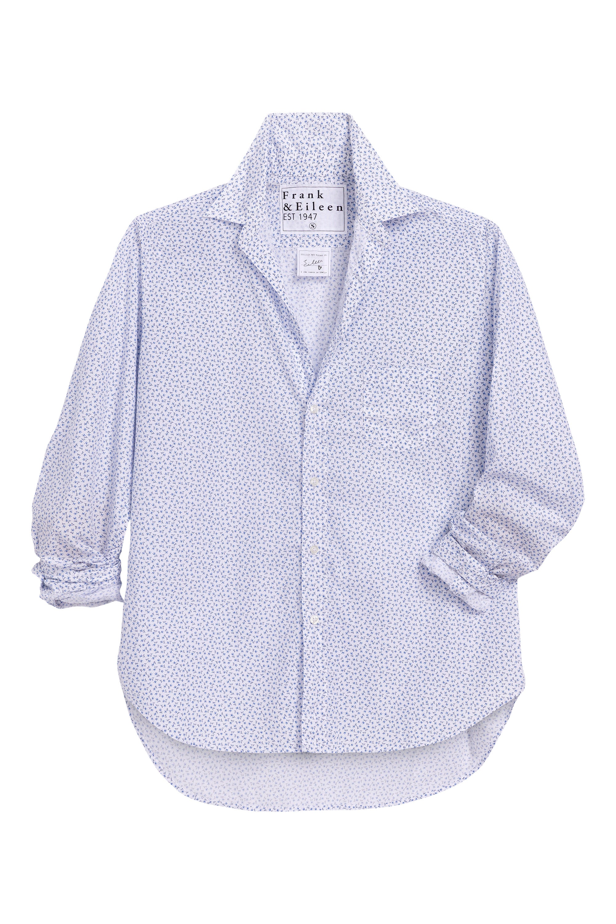 Frank & Eileen Eileen Relaxed Button Up Shirt in Tiny Flowers