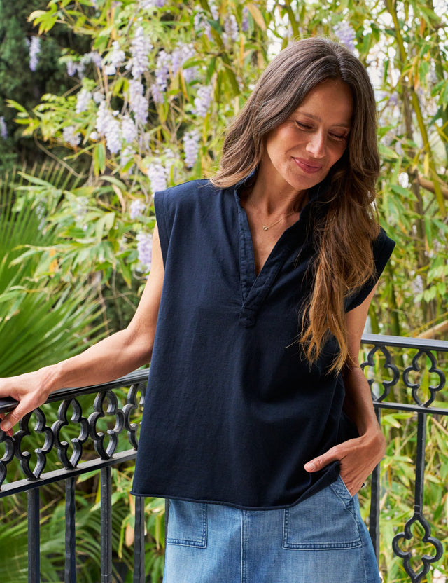 Frank & Eileen Olivia Popover Henley Tank n British Royal Navy