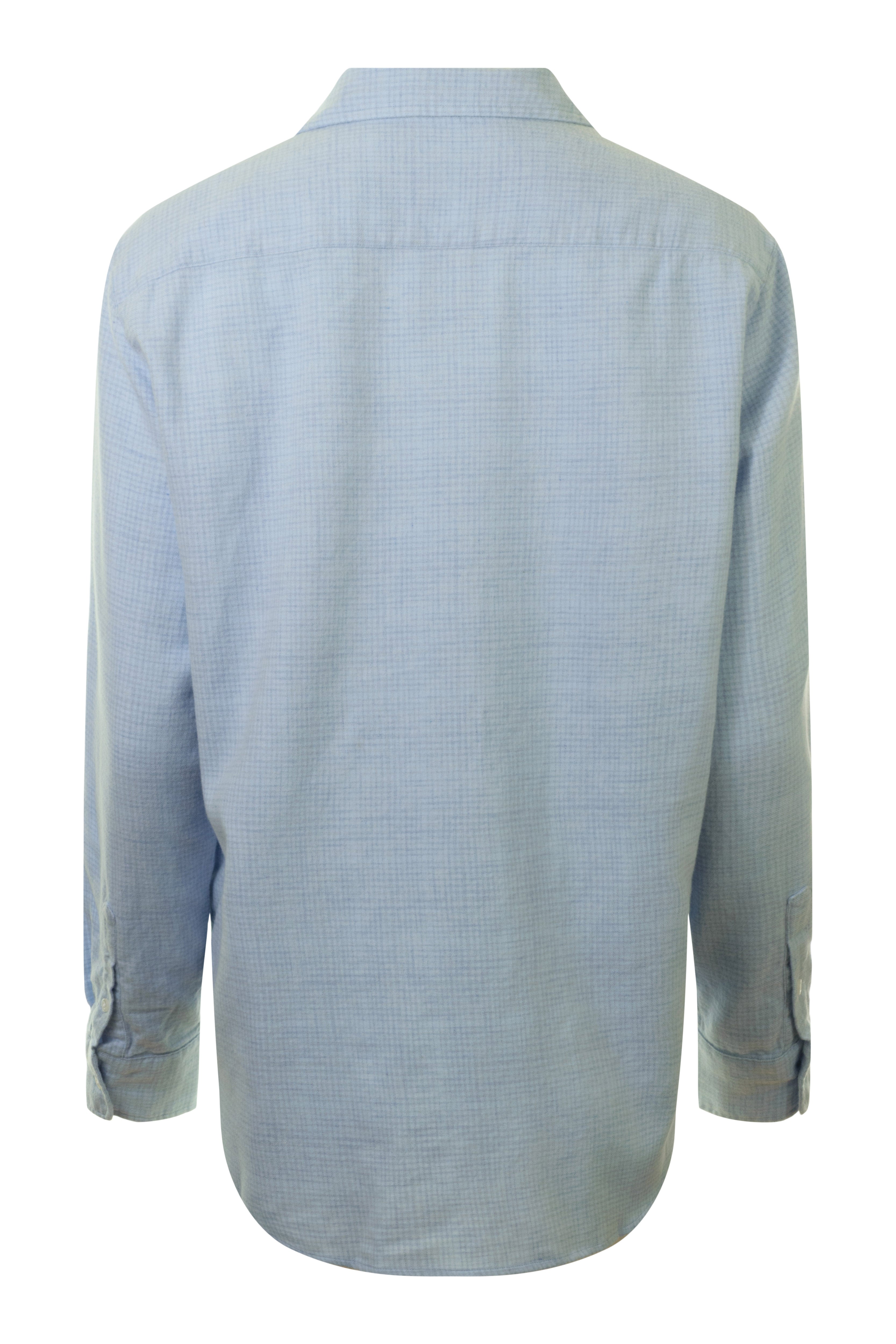 Frank & Eileen Eileen Flannel Relaxed Button Up in Blue on Blue Check