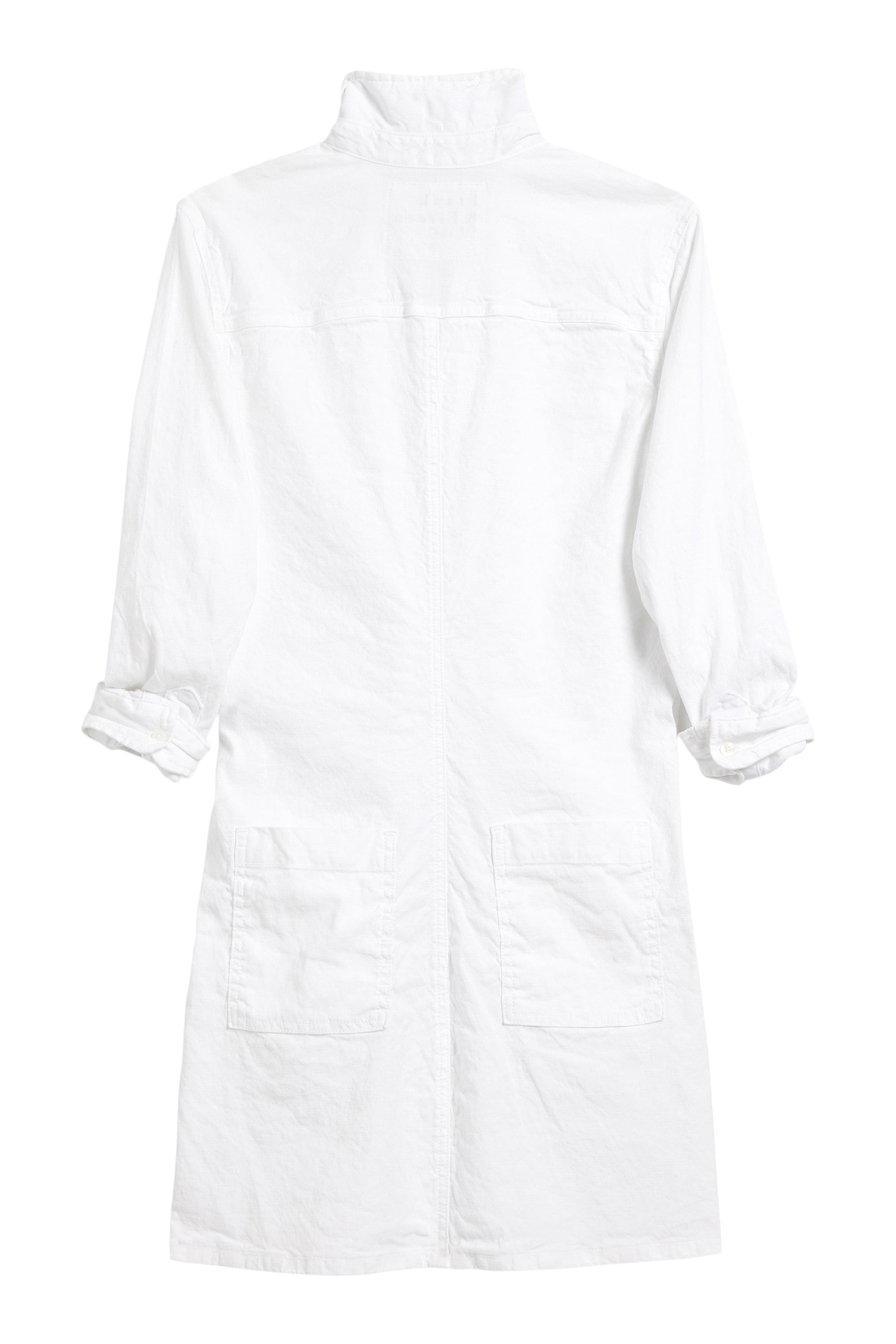 Frank & Eileen Southern Ireland Utility Mini Dress in White