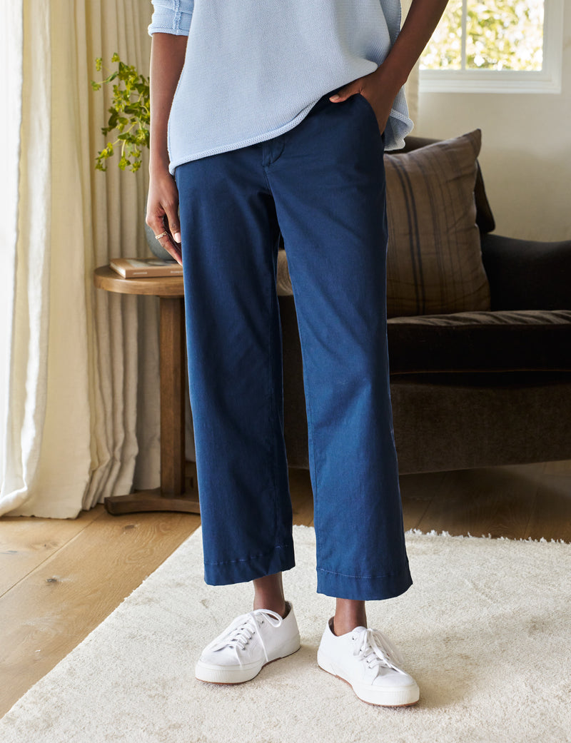 Frank & Eileen Westport Italian Chino in Navy