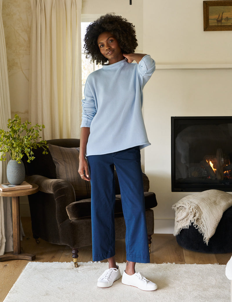 Frank & Eileen Westport Italian Chino in Navy