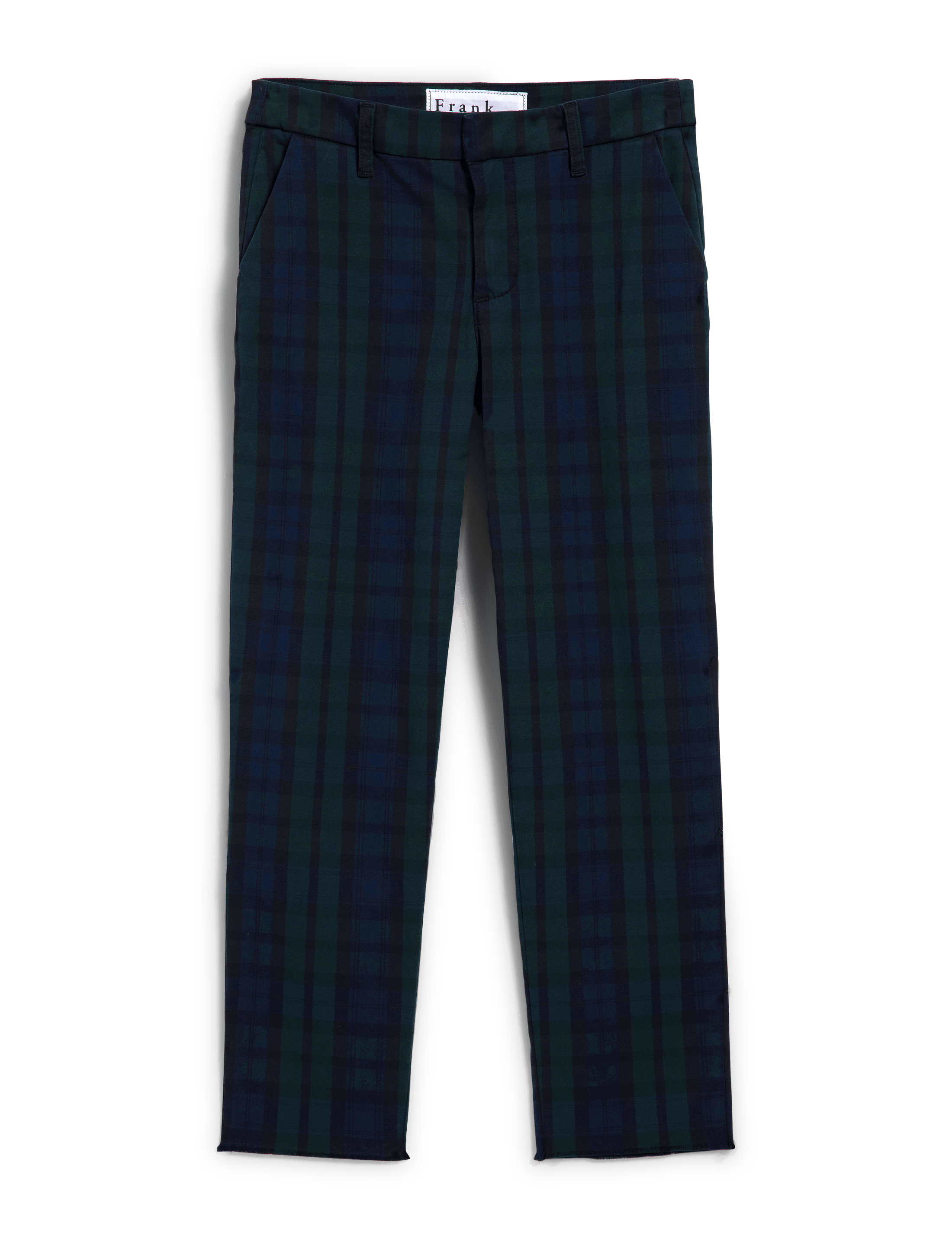 Frank & Eileen Wicklow Italian Chino in Black Watch Plaid