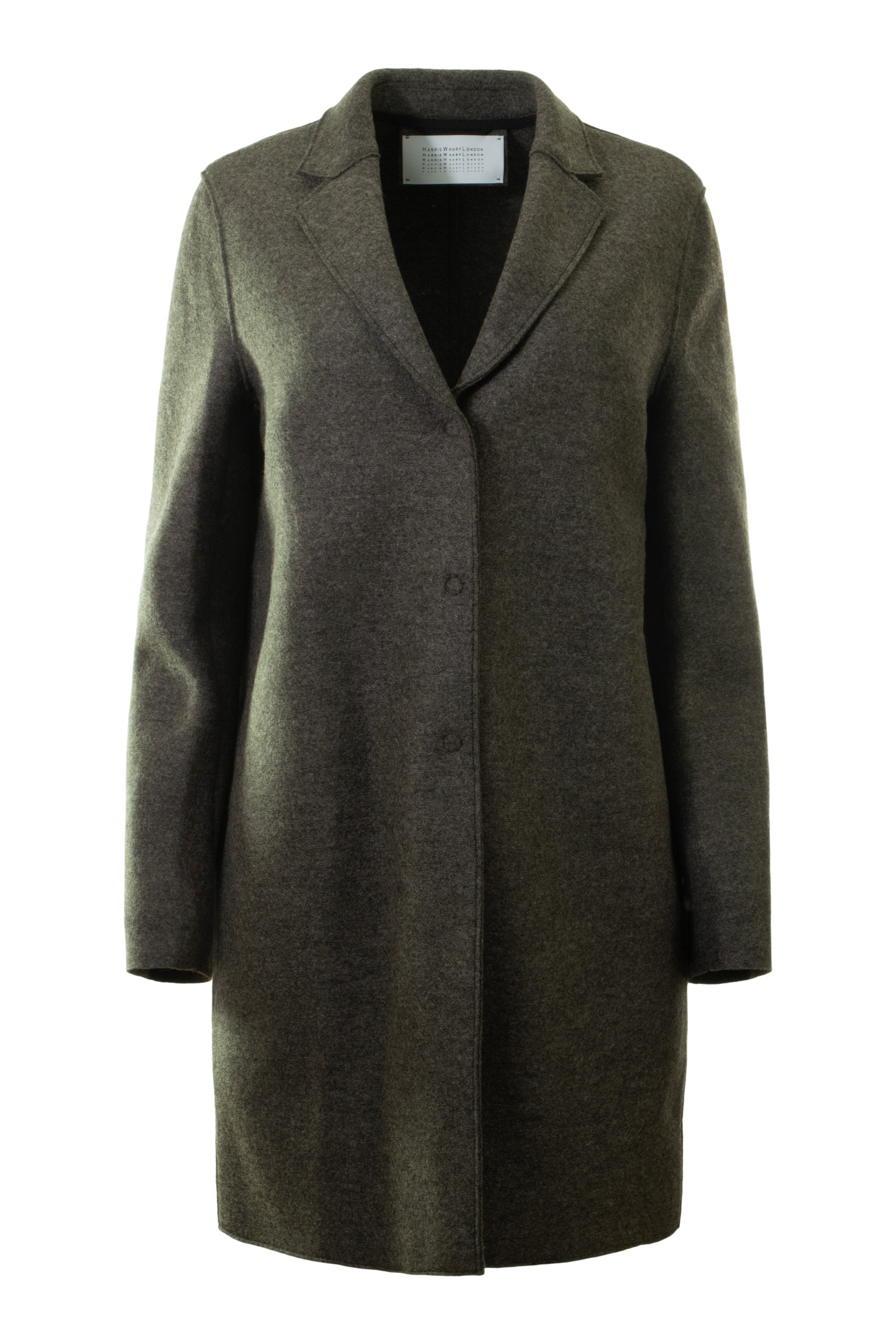Harris Wharf London Pressed Wool Cocoon Coat
