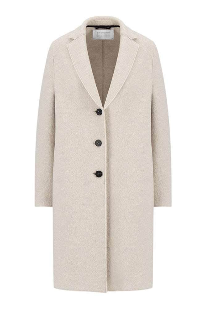 Harris Wharf London Boiled Wool Overcoat