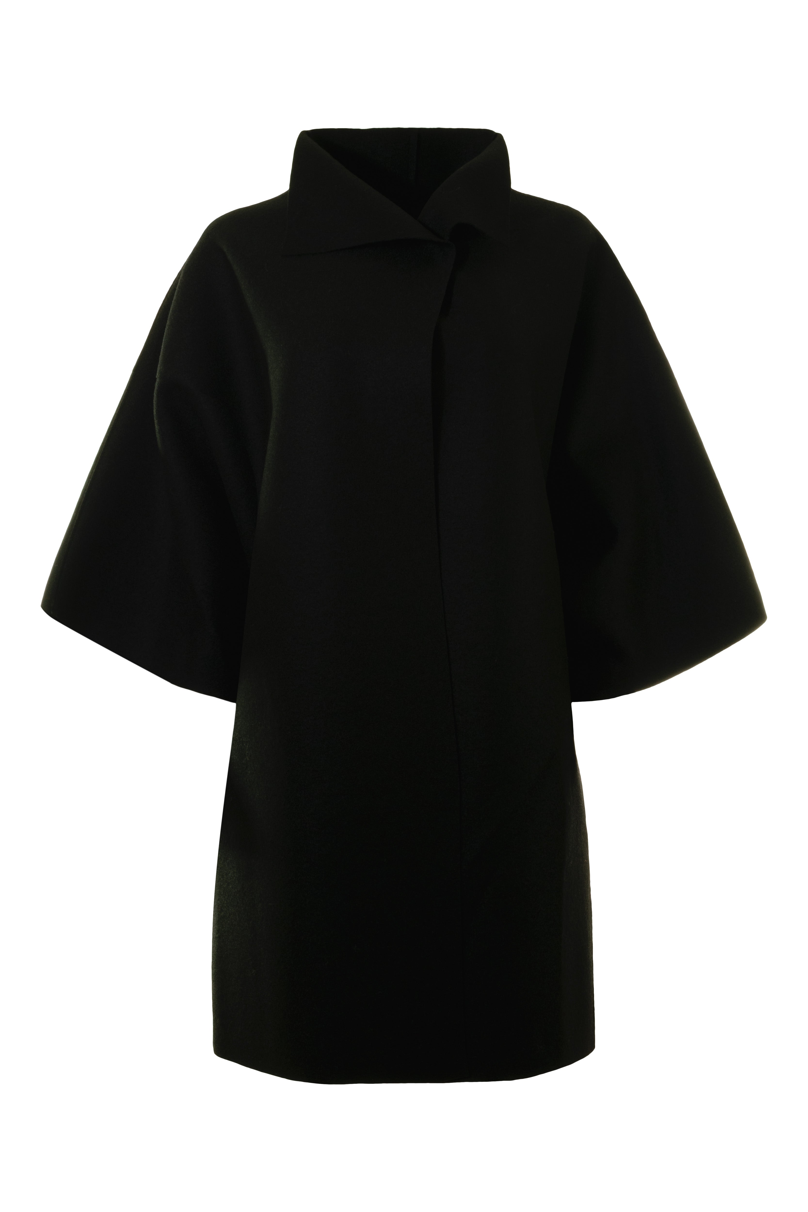 Harris Wharf London Kimono Mantle Pressed Wool