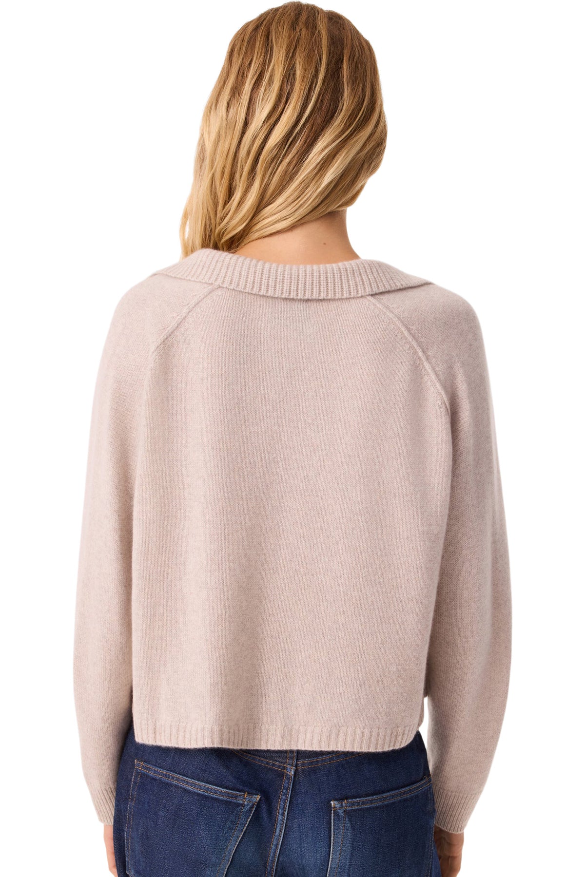 Kujten Aenora Cropped Polo Sweater