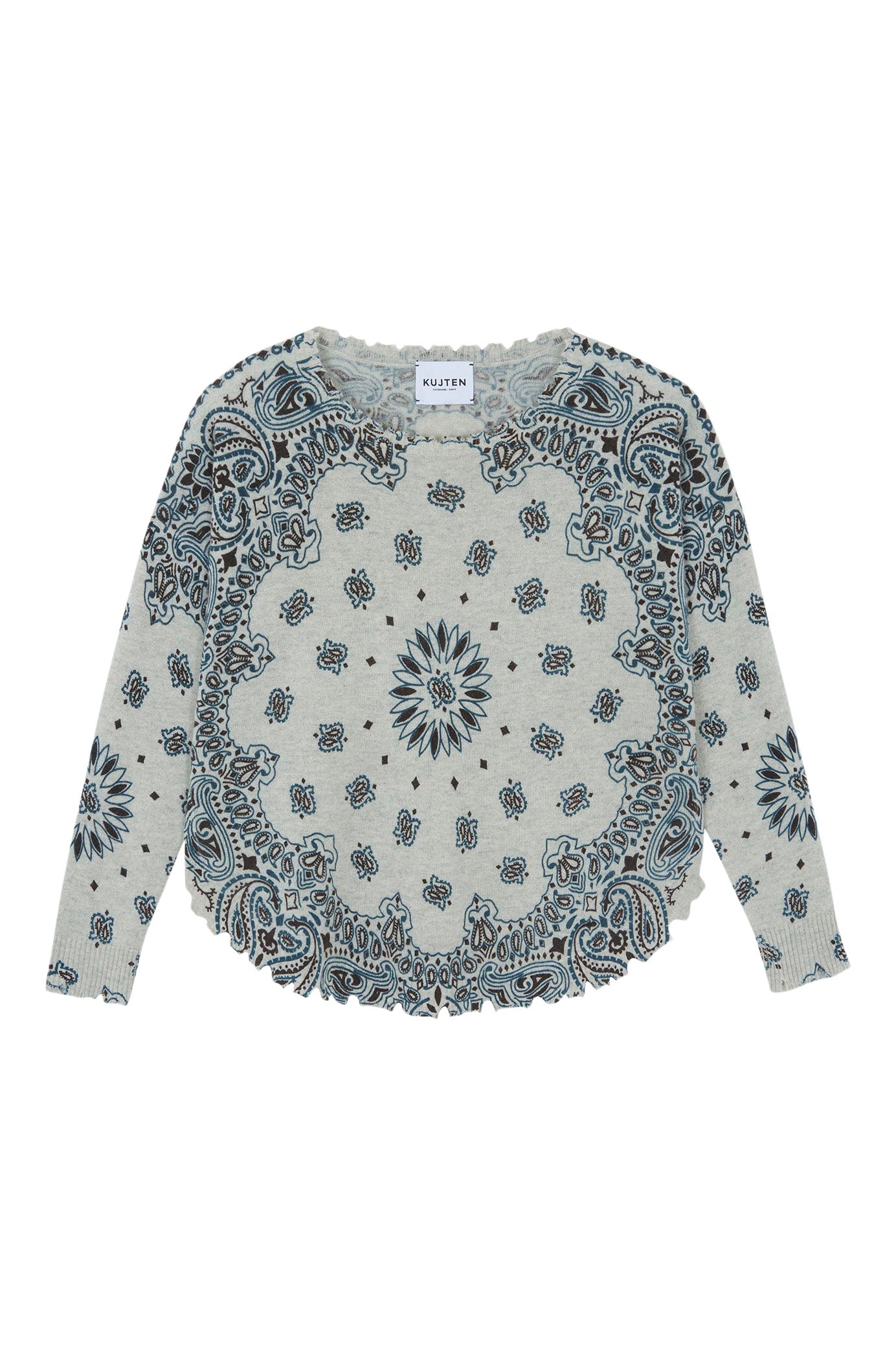Kujten Mela Bandana Crewneck Sweater