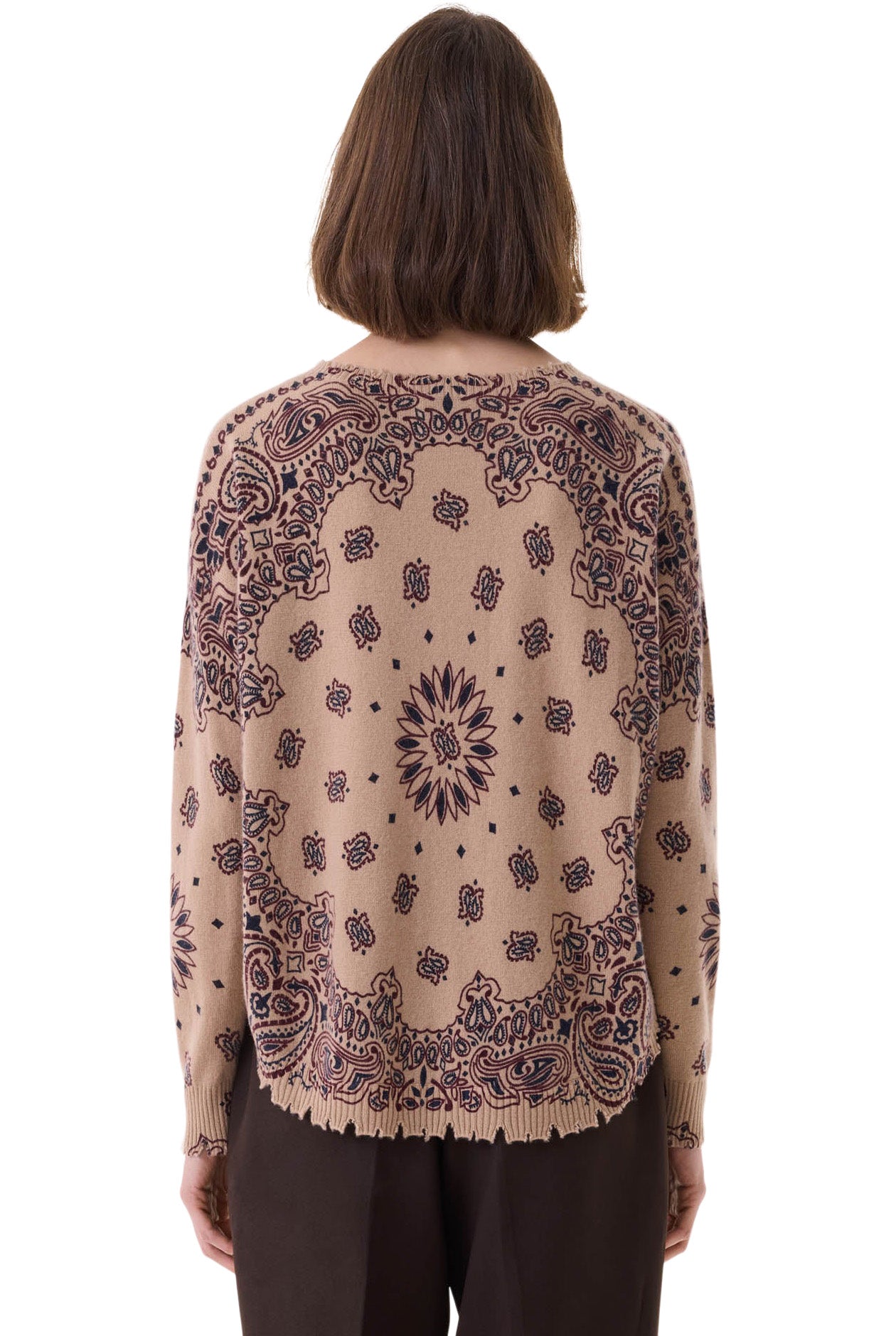 Kujten Mela Bandana Crewneck Sweater