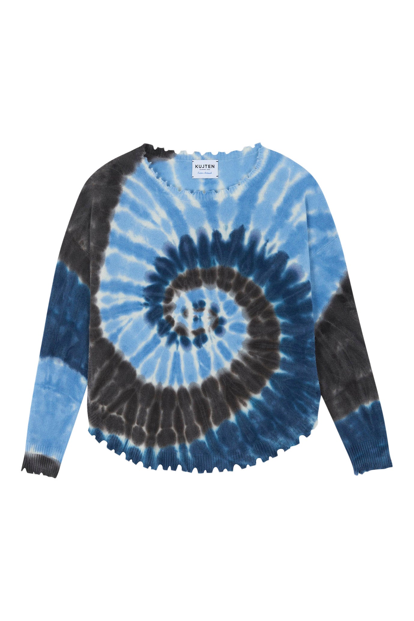 Kujten Mela Sunny Tie Dyed Crewneck Sweater