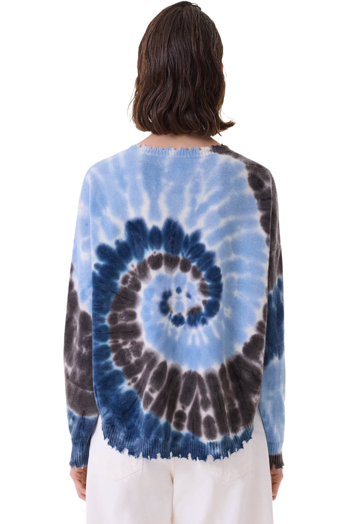 Kujten Mela Sunny Tie Dyed Crewneck Sweater