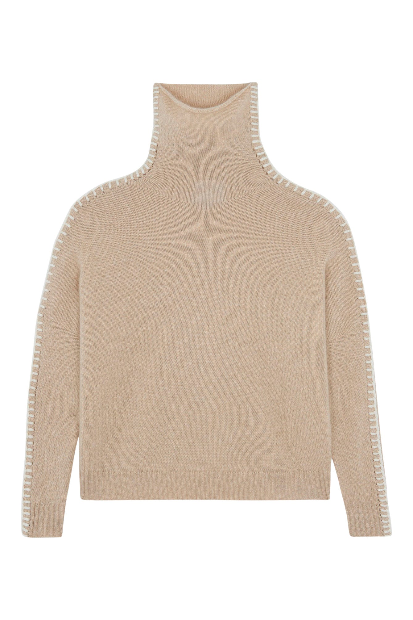 Kujten Thea Funnel Neck Sweater in Organic