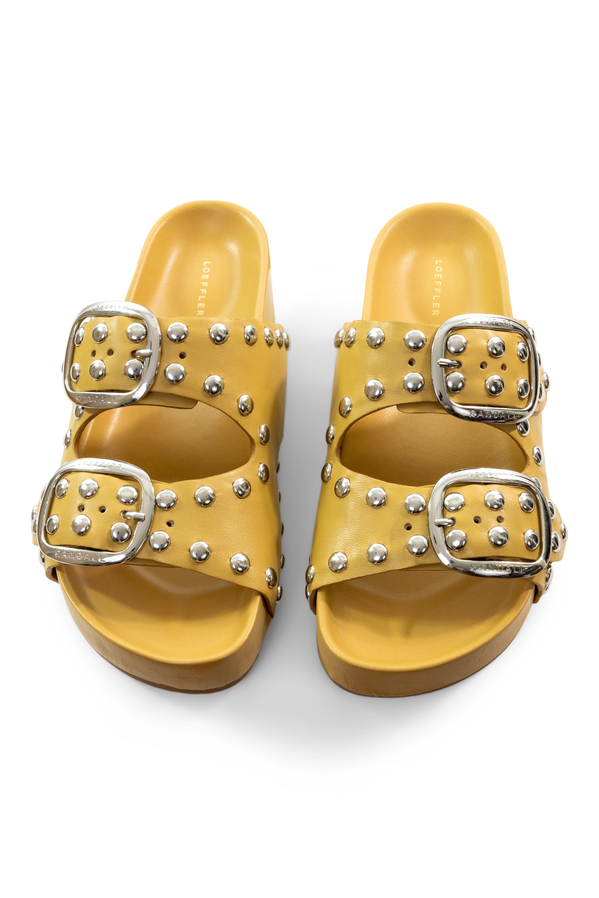 Loeffler Randall Jack Studded Sandal
 in Khaki - Silver