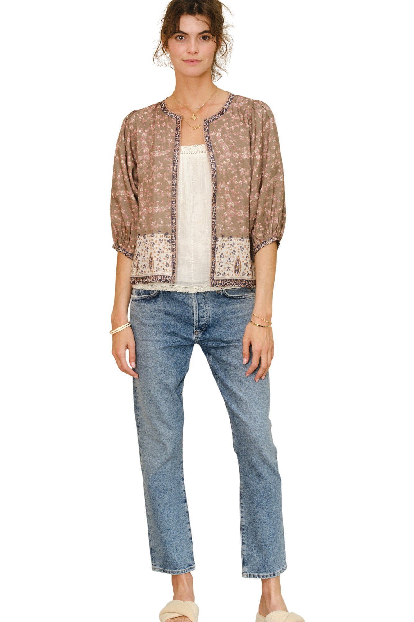 M.A.B.E Bani Print Jacket in Multi