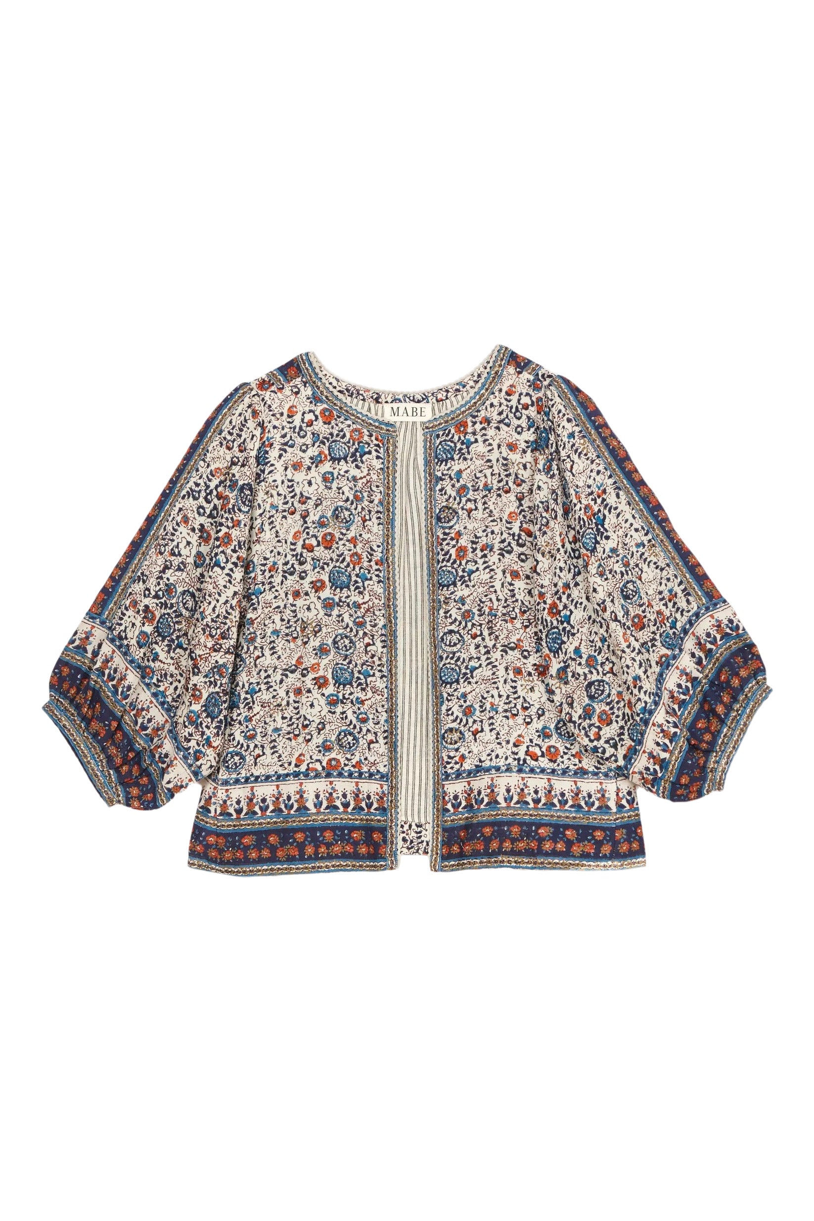 M.A.B.E Cass Jacket in Indigo-Rust