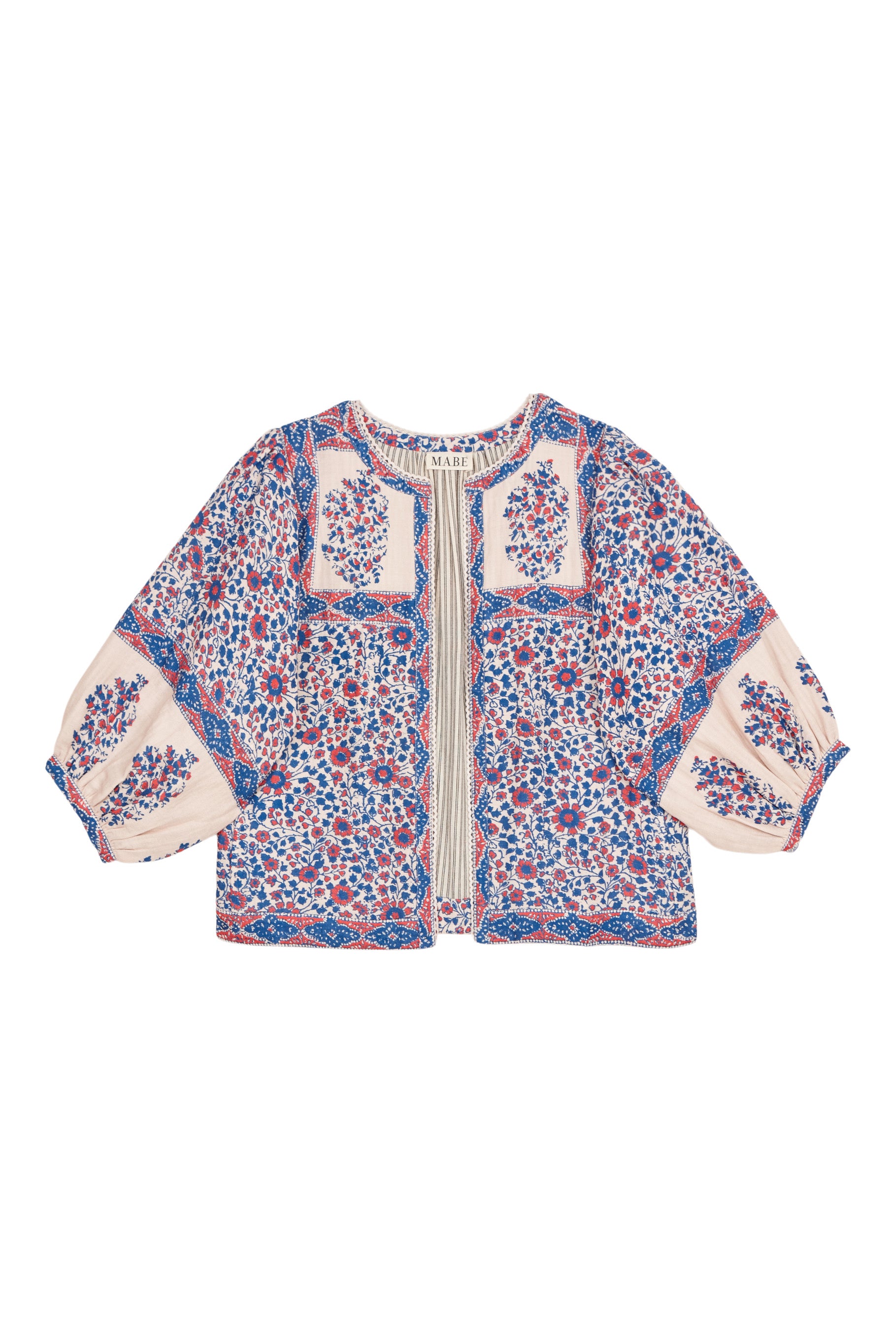 M.A.B.E Della Jacket in Blue-Pink