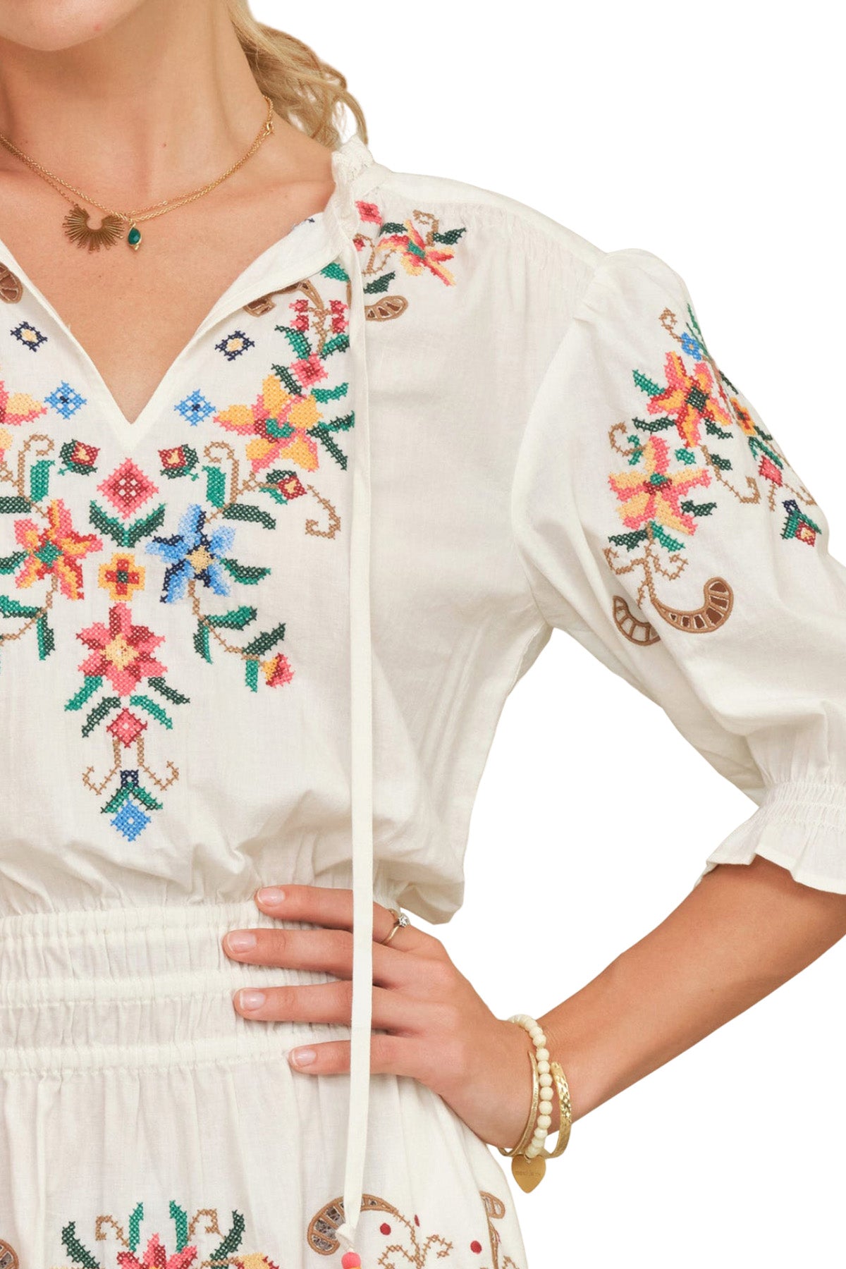 M.A.B.E Gracie Midi Dress in Multi