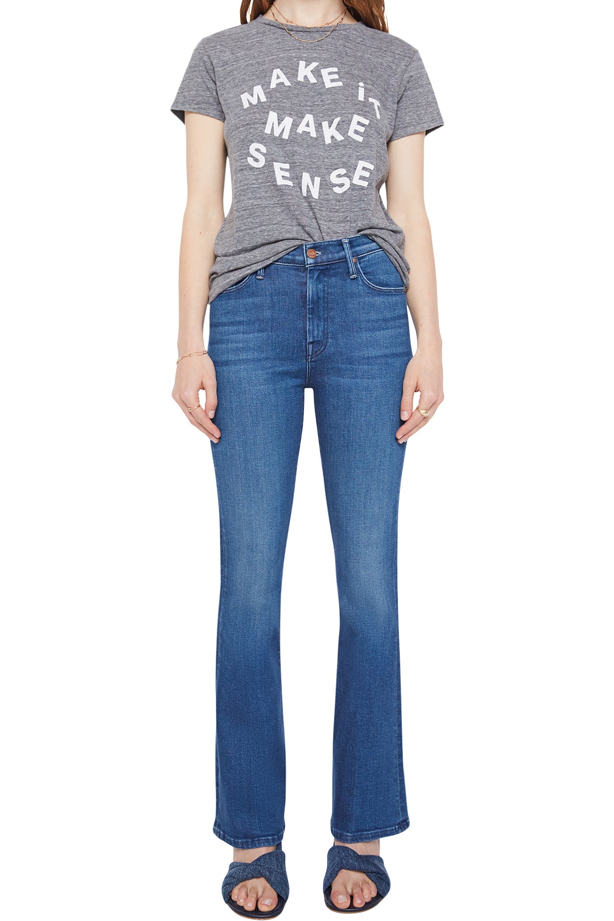 MOTHER Denim Boxy Goodie Goodie in Make it Make Sense