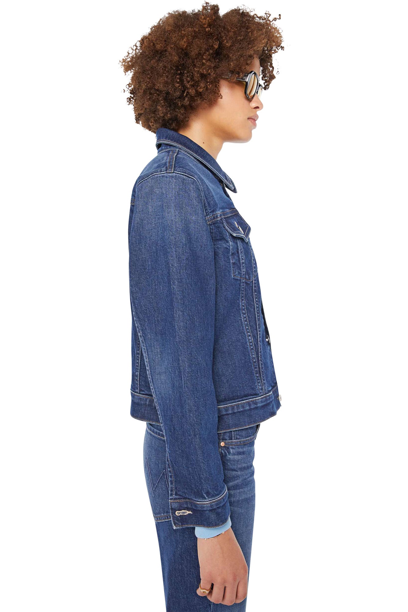 MOTHER Denim Bruiser Jacket in Perfectly Imperfect