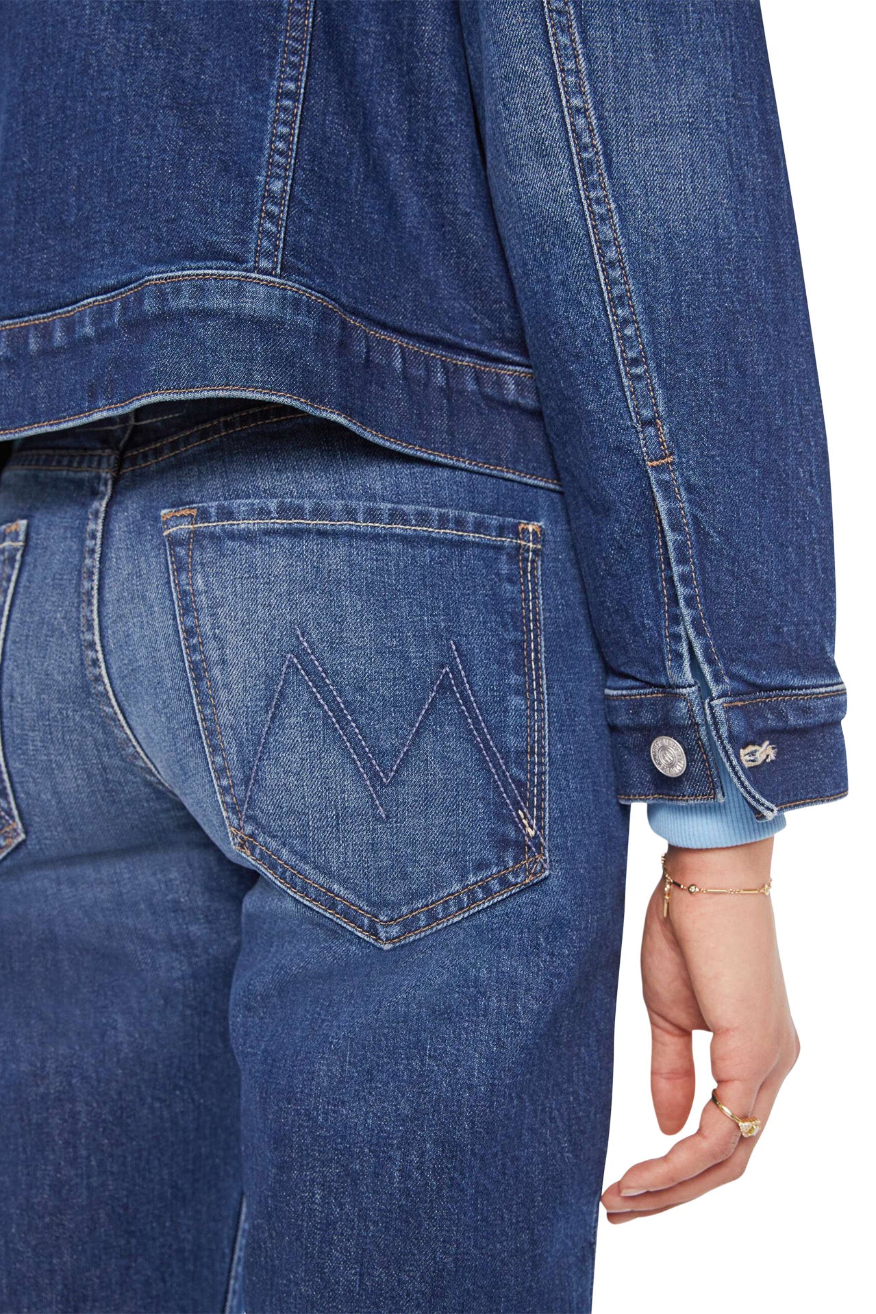 MOTHER Denim Bruiser Jacket in Perfectly Imperfect